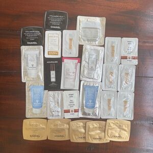 Trial-size make up sample package filled w/high end goodies